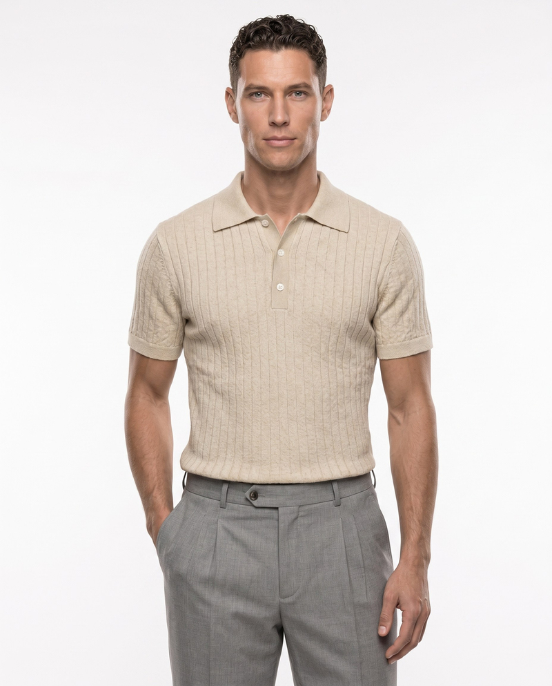 Neo Polo Triko T-Shirt Bej
