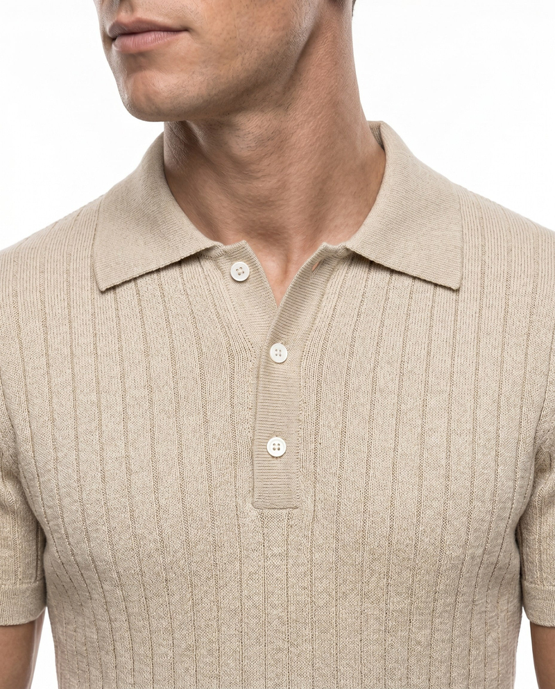 Neo Polo Triko T-Shirt Bej