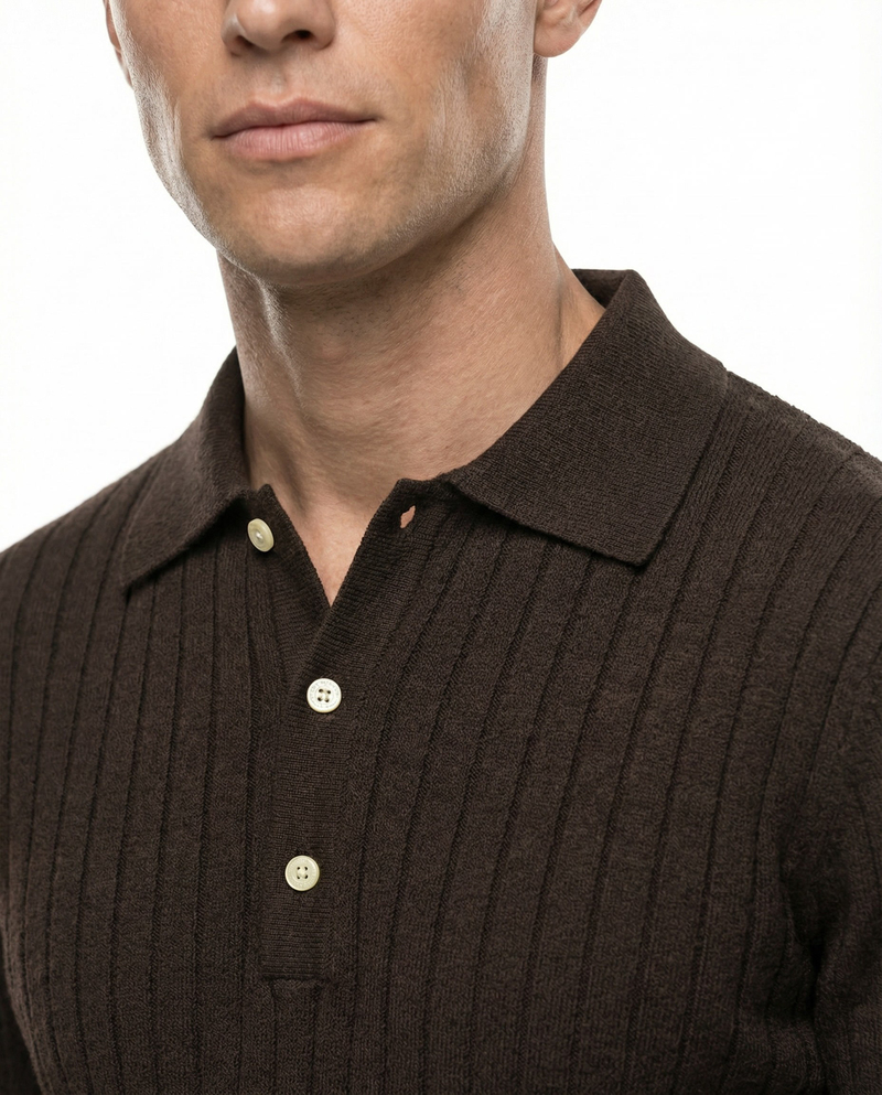 Neo Polo T-Shirt Brown