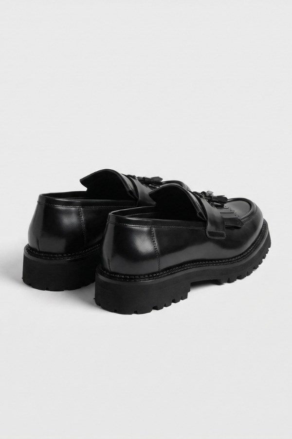 Loafer Ayakkabı Siyah Açma