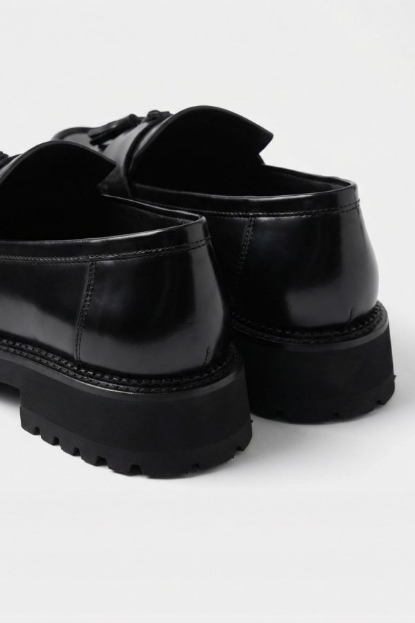 Loafer Ayakkabı Siyah Açma