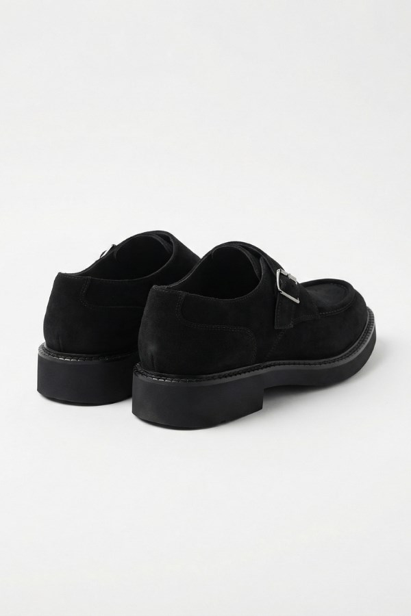 Loafer Ayakkabı Siyah Süet
