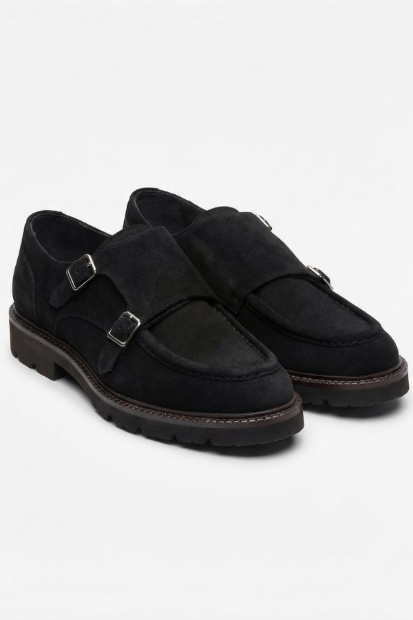 Loafer Ayakkabı Siyah Süet