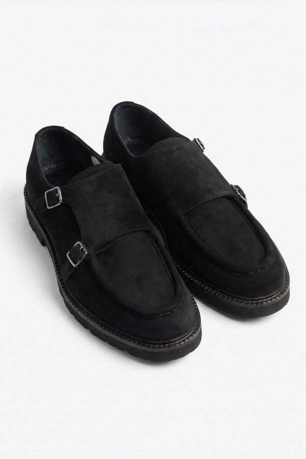 Loafer Ayakkabı Siyah Süet