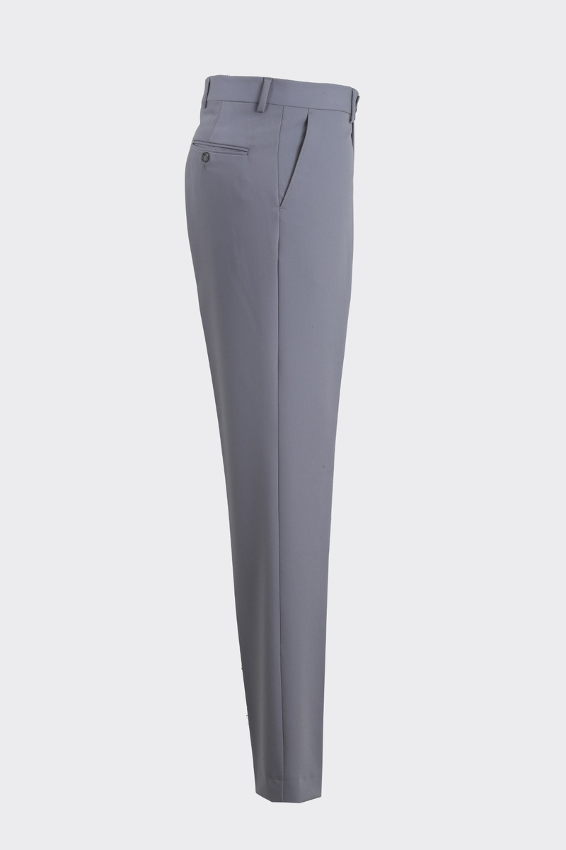 Slim Fit Pantolon Gri