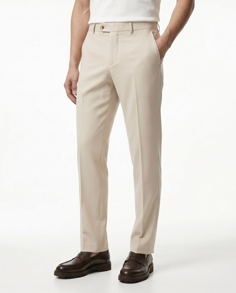 Marcusl Slim Fit Pantolon Bej