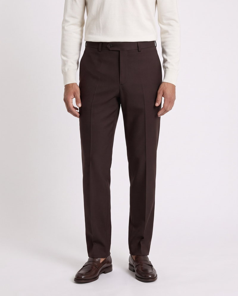 Sante Slim Fit Pantolon Kahverengi