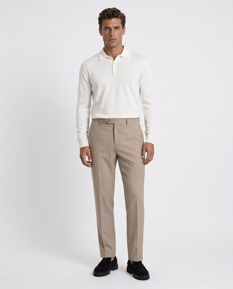 Sante Slim Fit Pantolon Bej