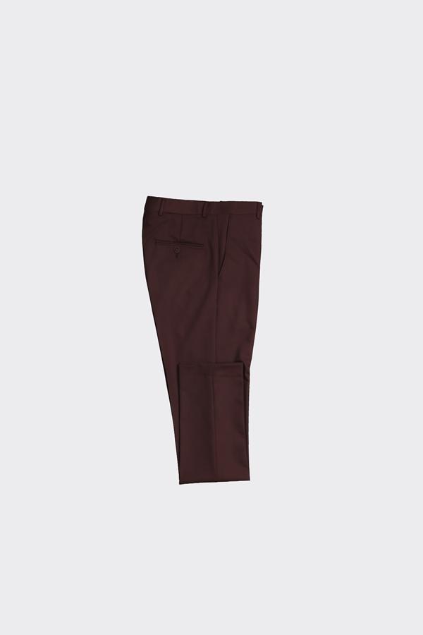 Slim Fit Pantolon Kahverengi