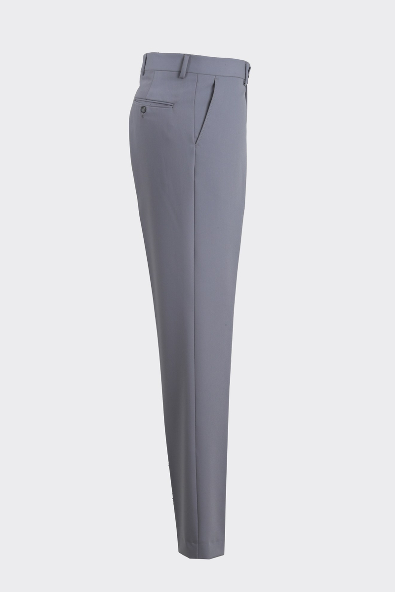 Slim Fit Pantolon Gri