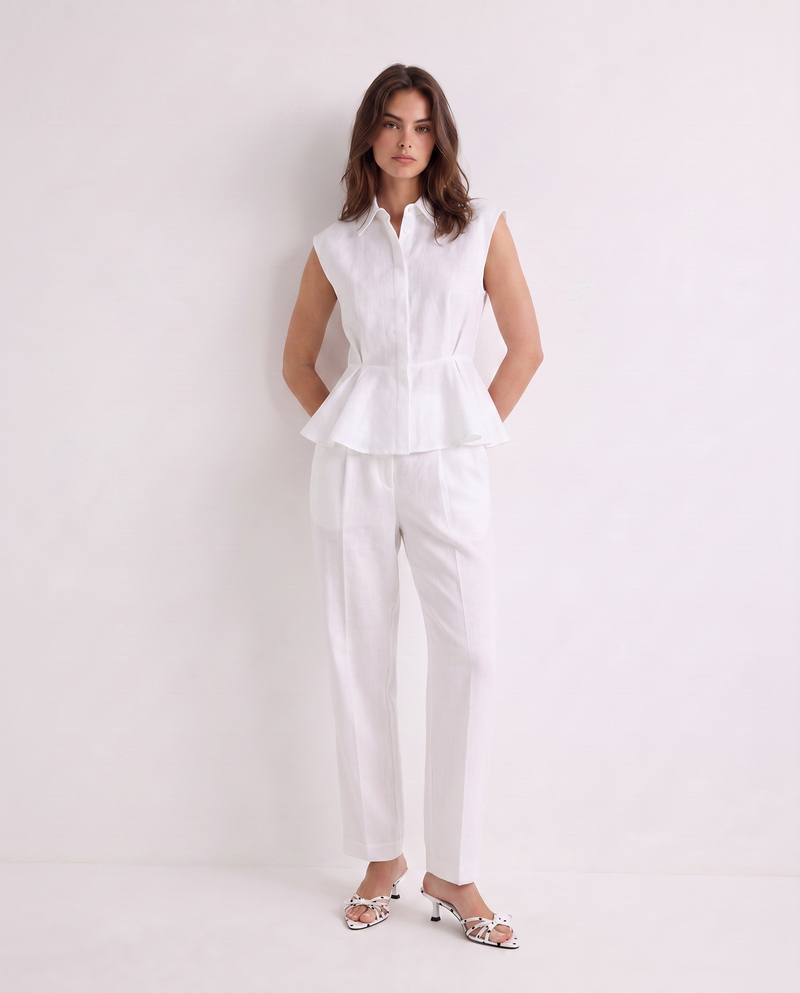 Soleil Pants White