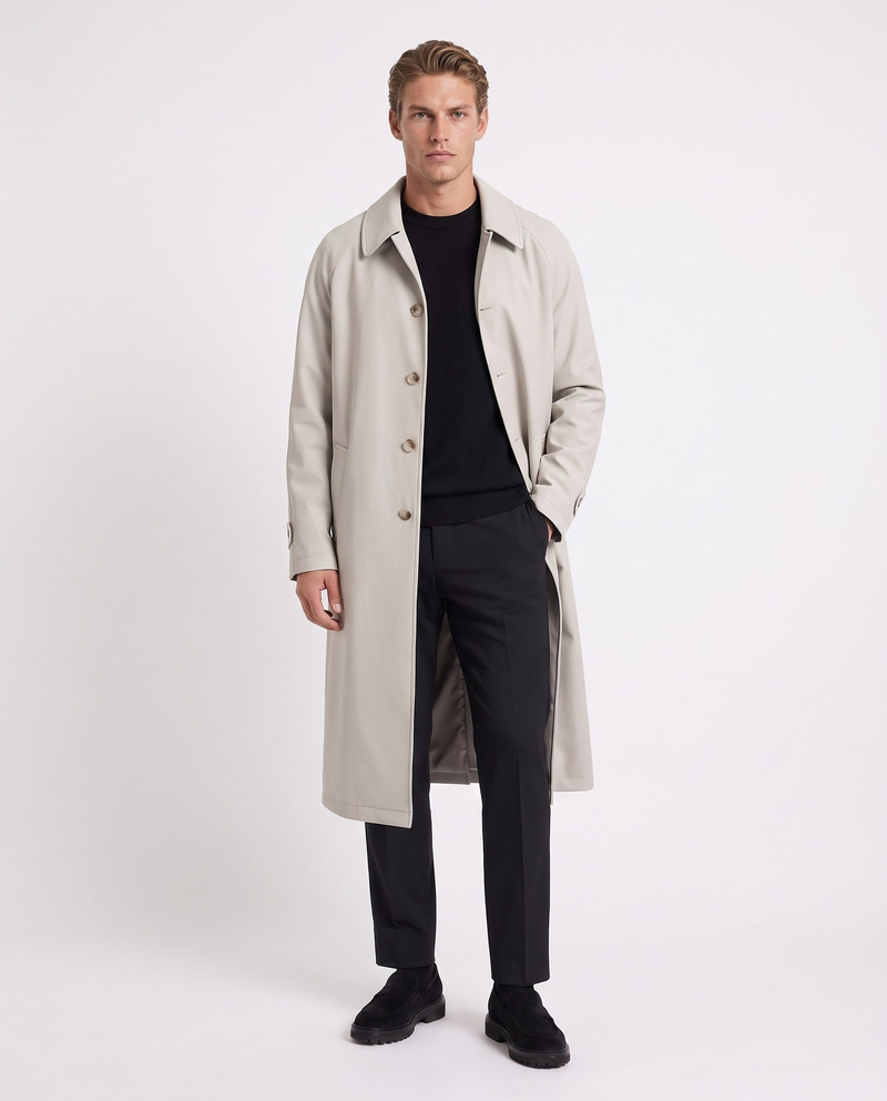 Fronze Trench Coat Taş