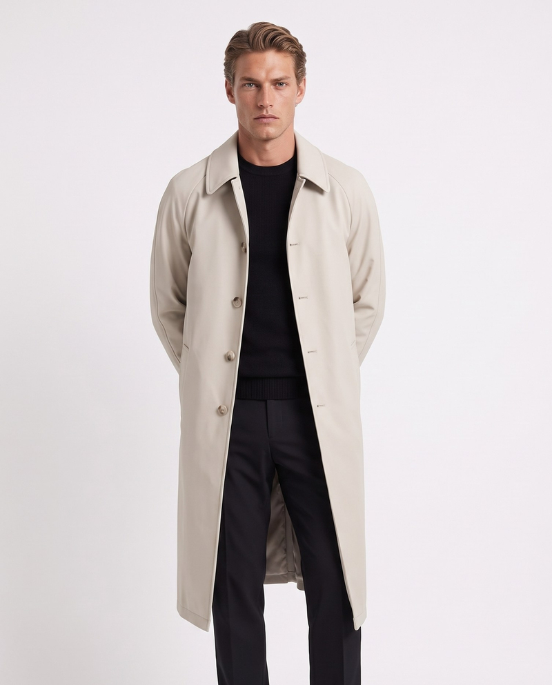 Fronze Trench Coat Taş