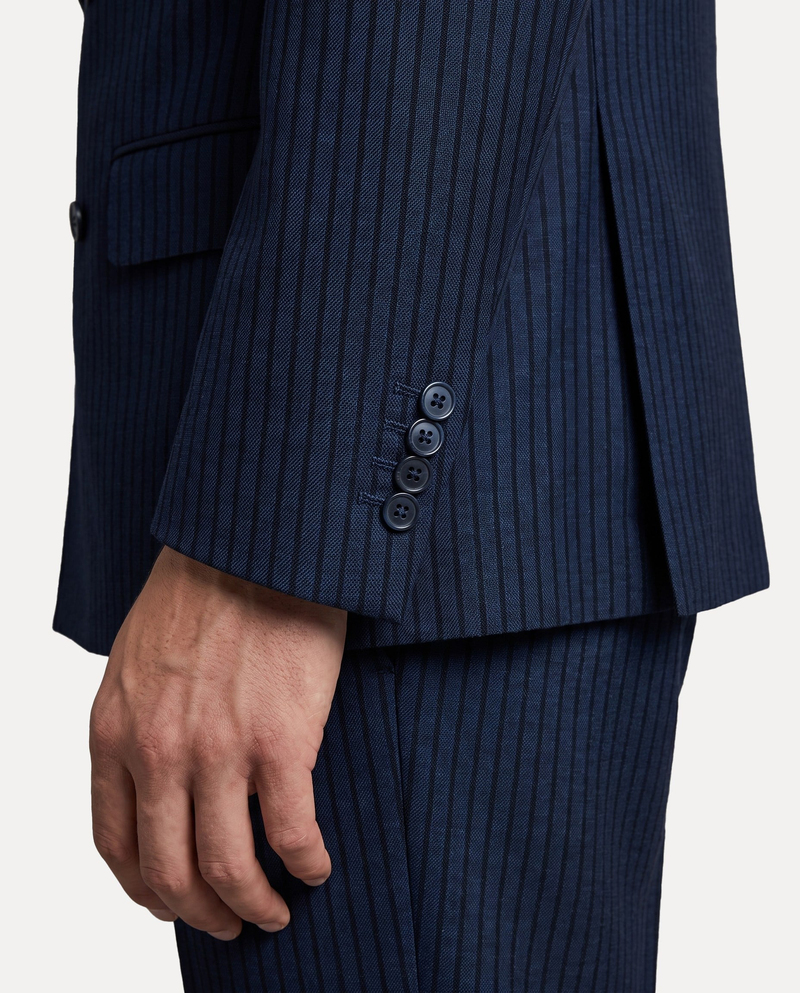 Varollo Double-Breasted Suit Navy