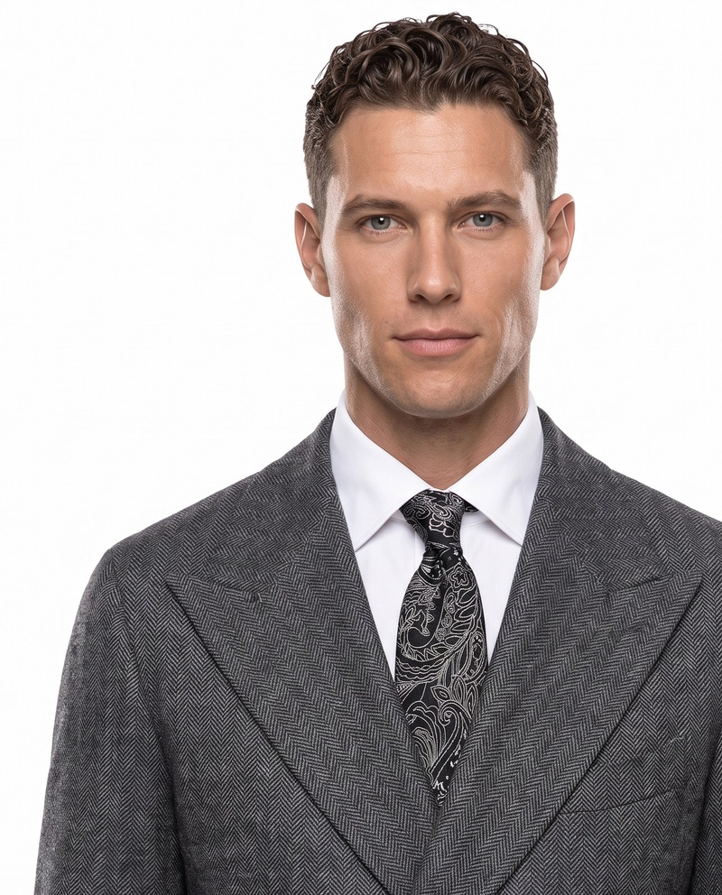 Chester Cross-Front Jacket Black