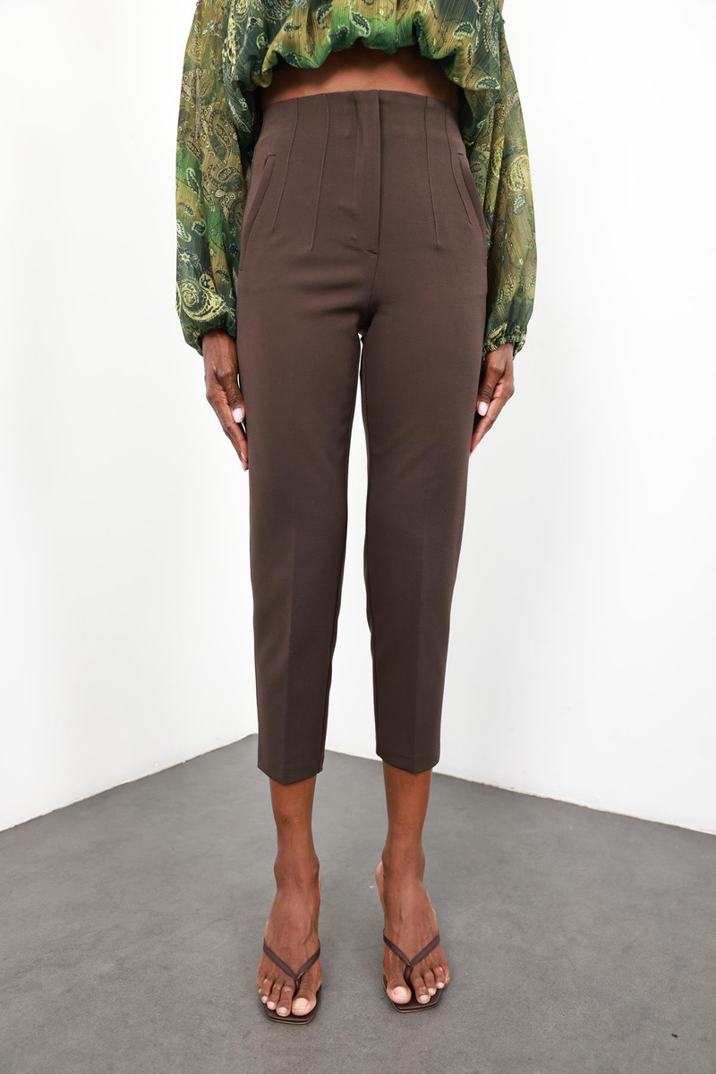 Acı Kahve Flatolu Pantolon 5113