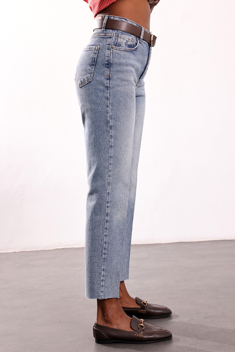 Açık Mavi Boyfit Jean 2004
