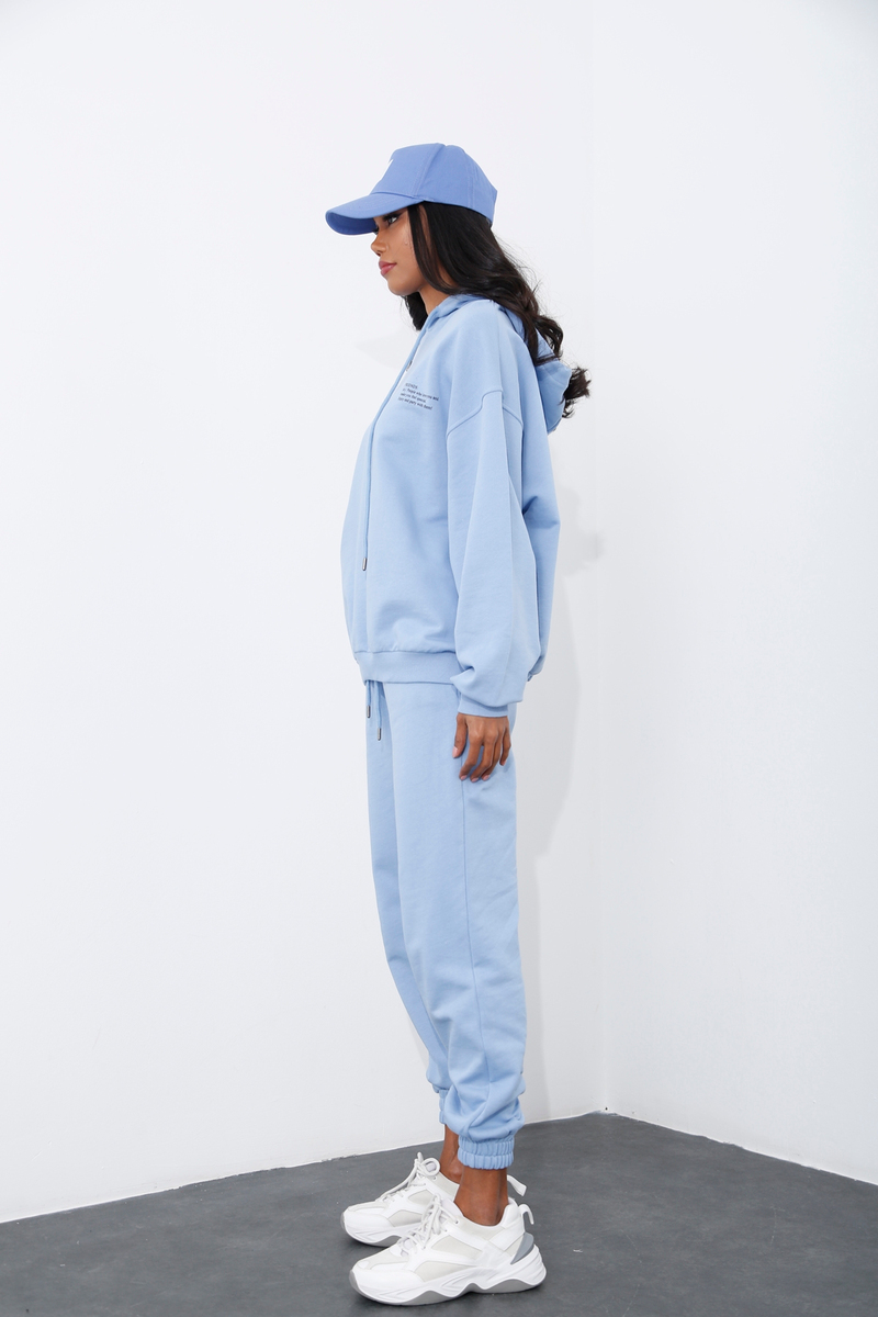 Açık Mavi Oversize Eşofman Takım 201