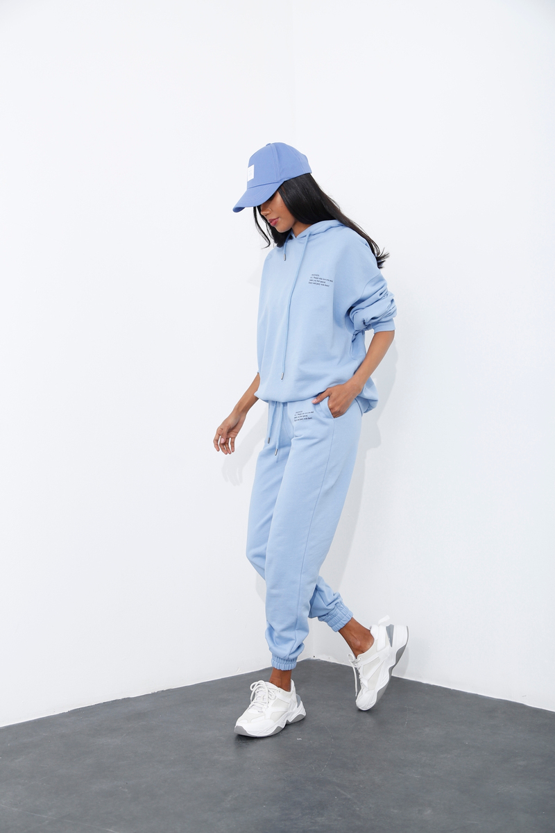 Açık Mavi Oversize Eşofman Takım 201