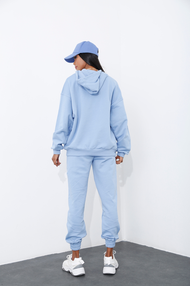 Açık Mavi Oversize Eşofman Takım 201