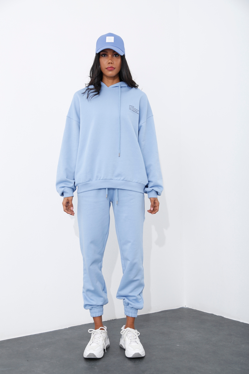 Açık Mavi Oversize Eşofman Takım 201
