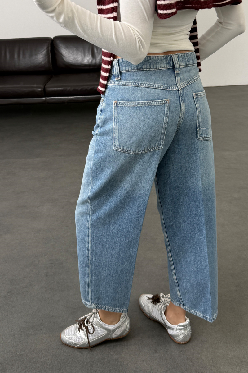 Açık Mavi Ultra Yumuşak Tensel Jean 