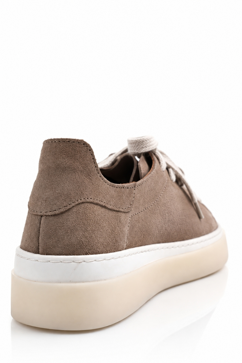 Açık Vizon Deri Sneaker 25210
