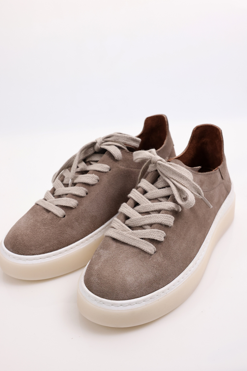 Açık Vizon Deri Sneaker 25210