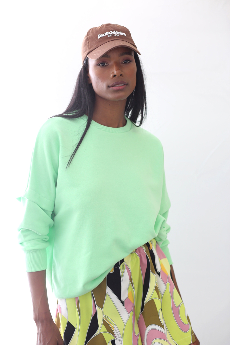 Açık Yeşil Oversize Sweatshirt 6265