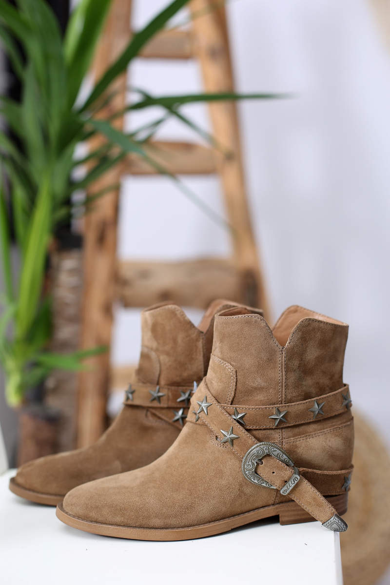 Bal Gizli Topuk Western Bot
