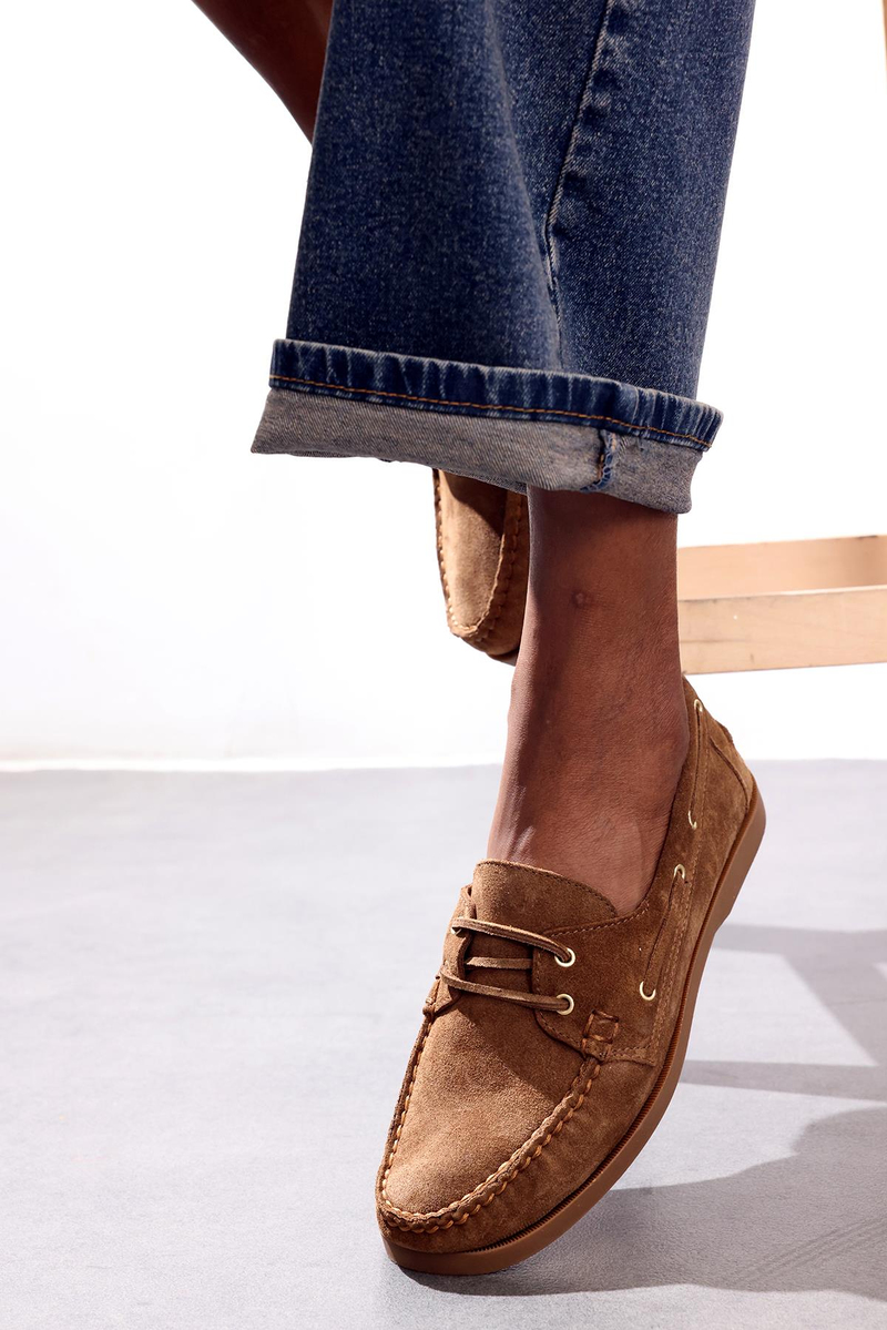 Bal Süet Klasik Ayakkabı 25533