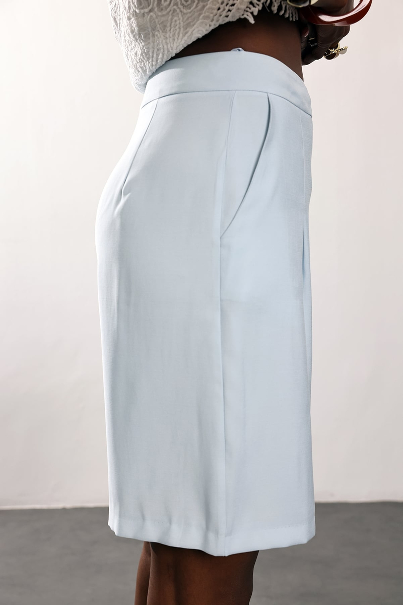 Bebe Mavi Bermuda Şort 010876