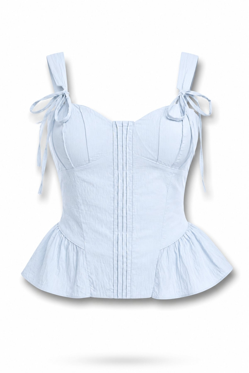 Bebe Mavi Çizgili Büstiyer 8509