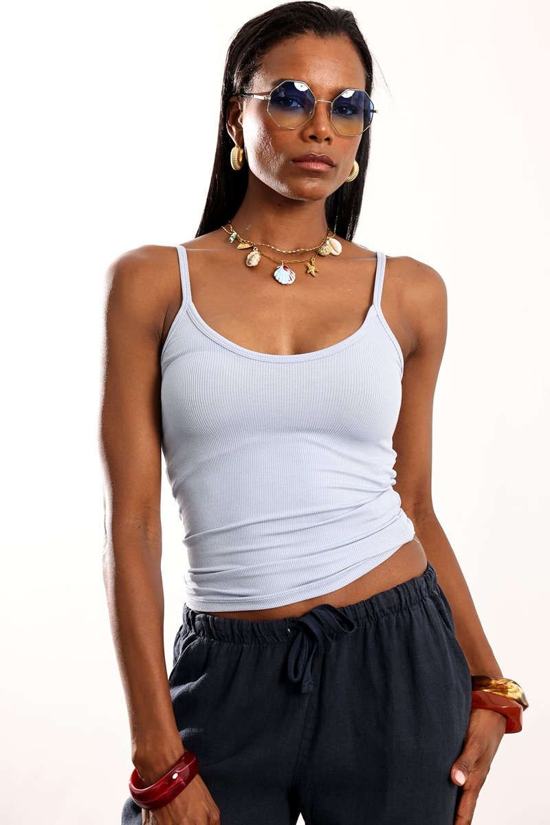 Bebe Mavi U Yaka Fitilli Atlet 17644