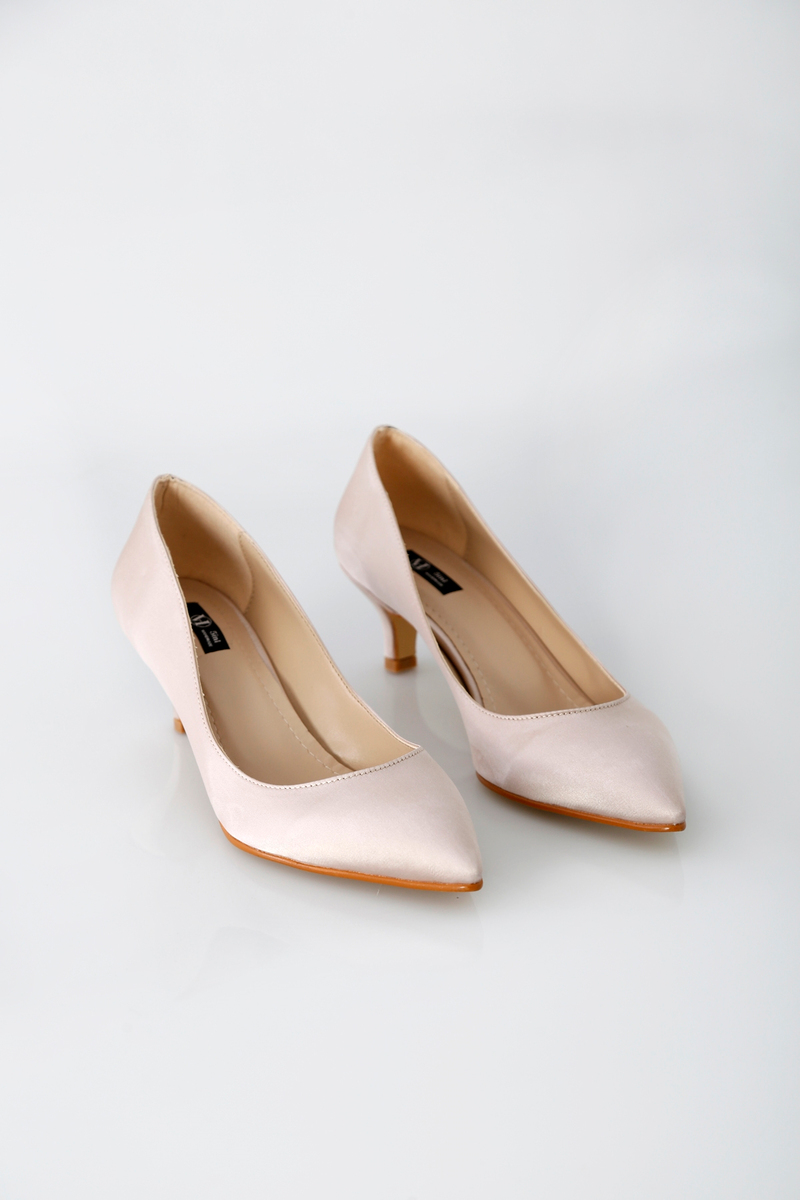 Bej 5 cm Topuklu Stiletto 891080