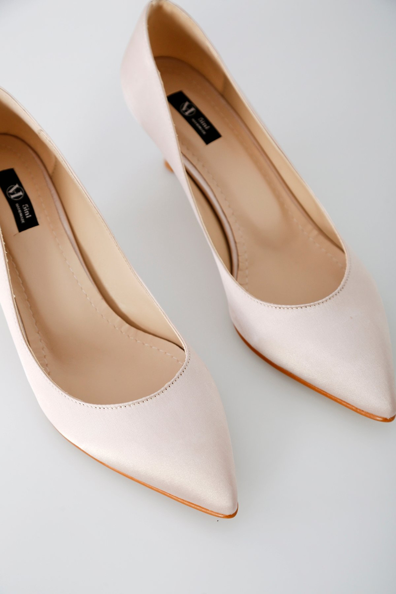 Bej 5 cm Topuklu Stiletto 891080