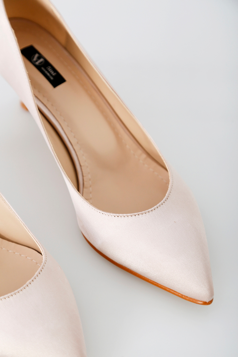 Bej 5 cm Topuklu Stiletto 891080