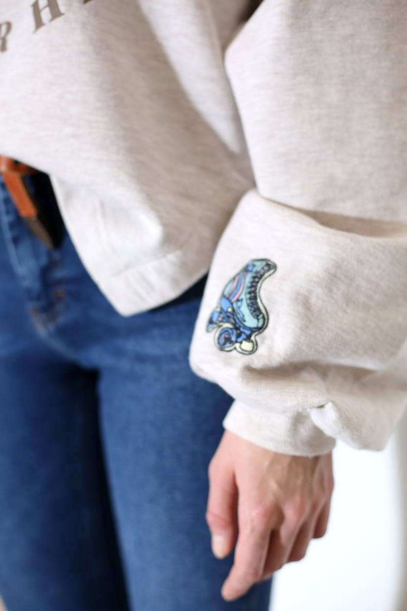 Bej Beverly Hills Sweatshirt