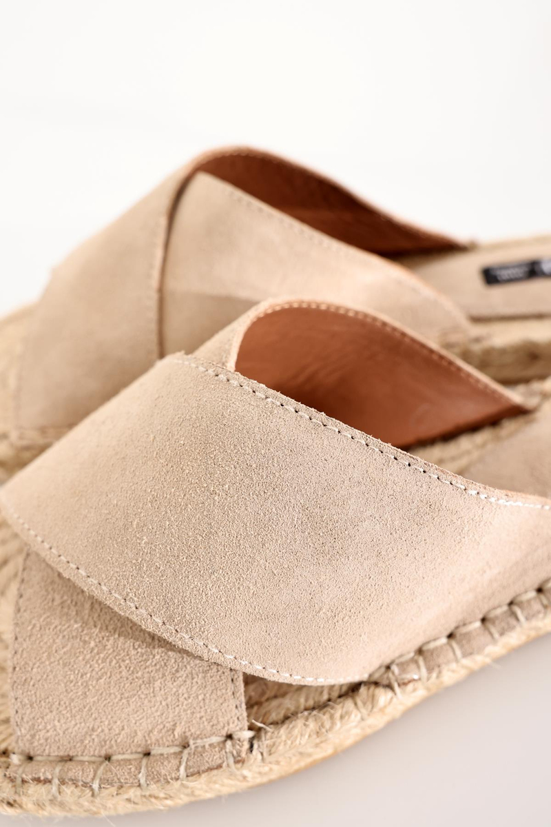 Bej Espadril Terlik 24112