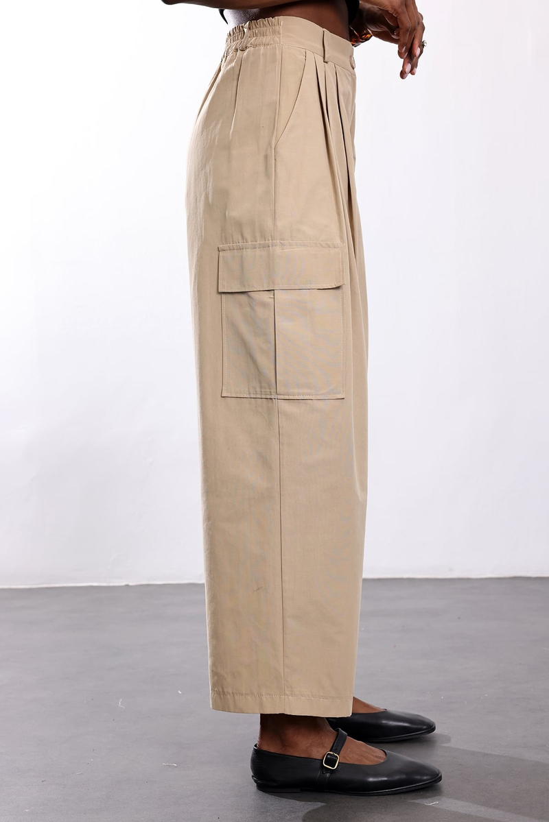 Bej Kargo Pantolon 0025