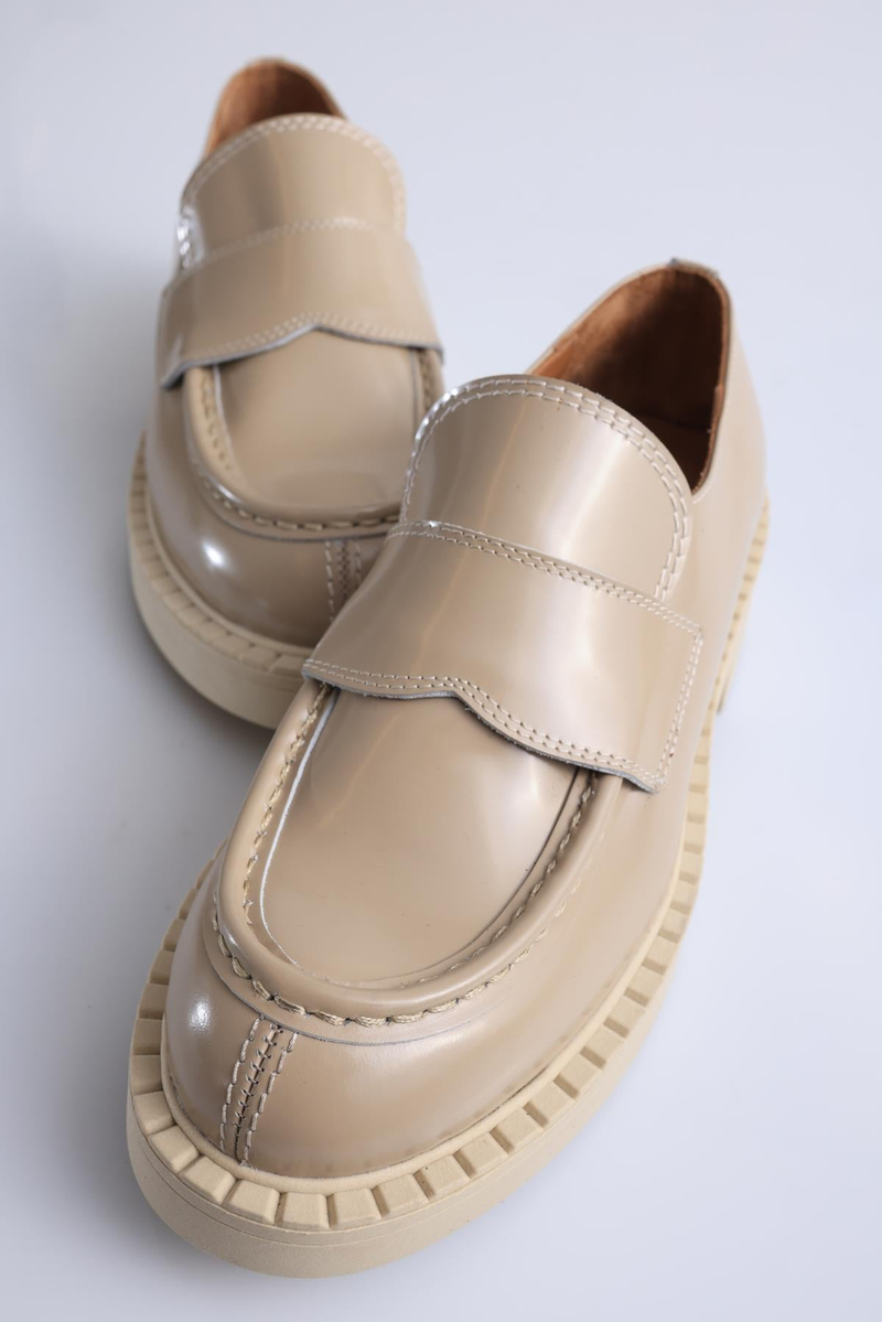 Bej Klasik Loafer 20403