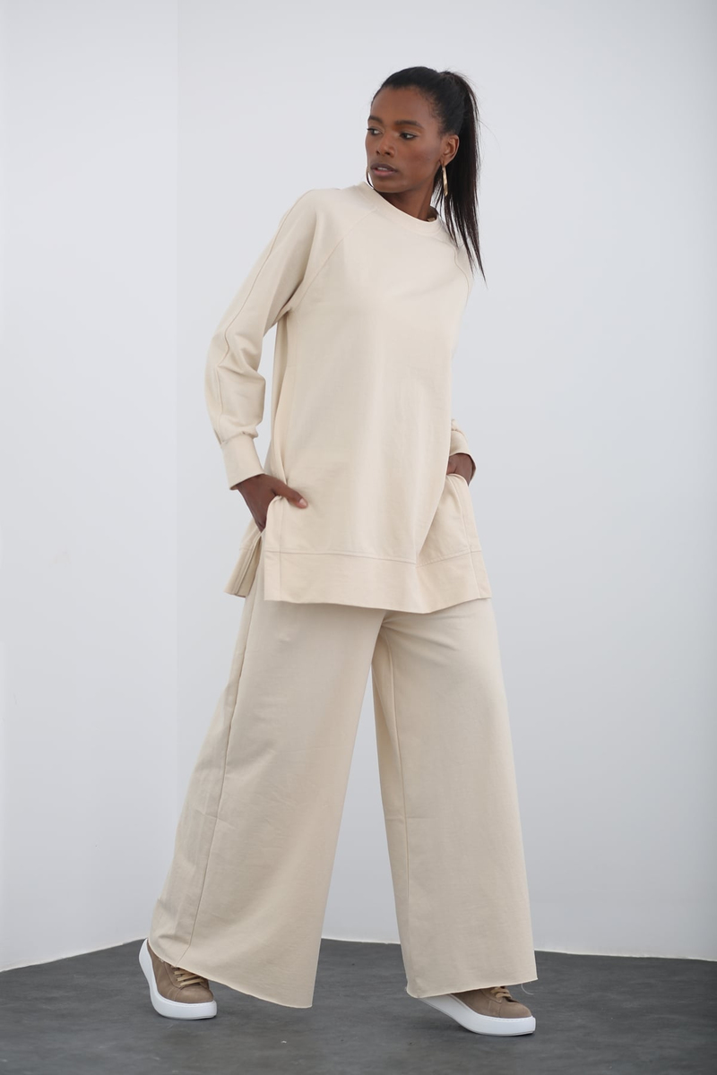 Bej Oversize Sweatshirt 1315