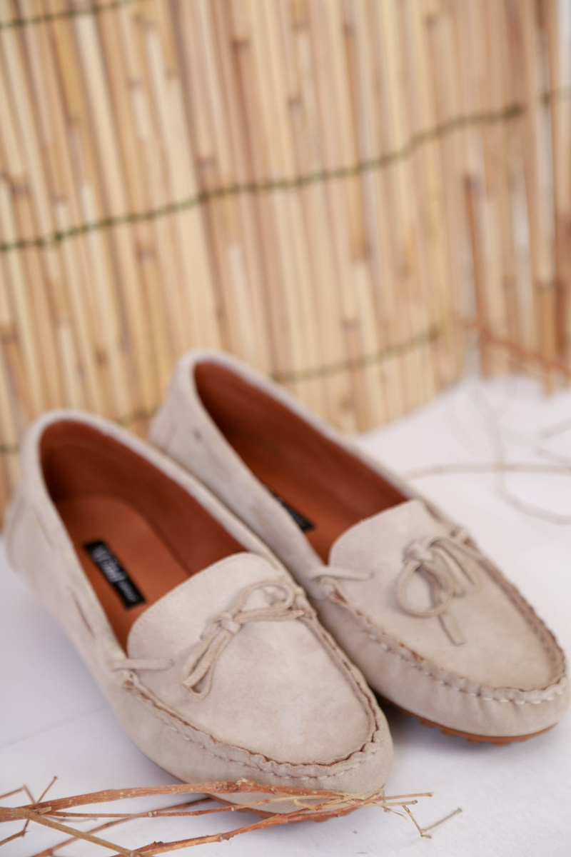 Bej Süet Loafer