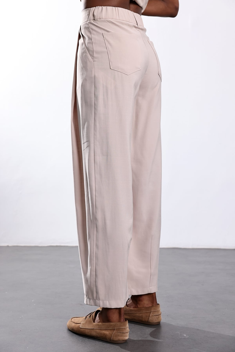 Bej Tensel Pantolon 17574