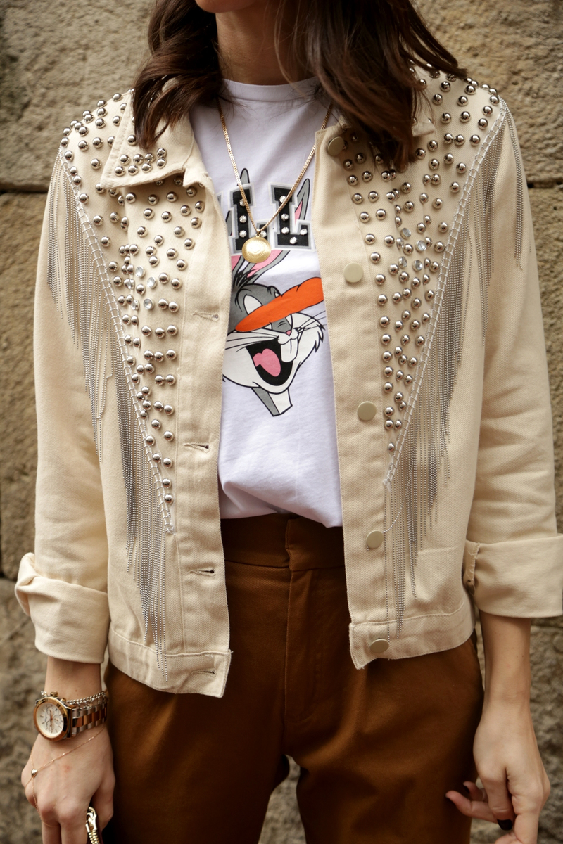 Bej Troklu Ceket D89358