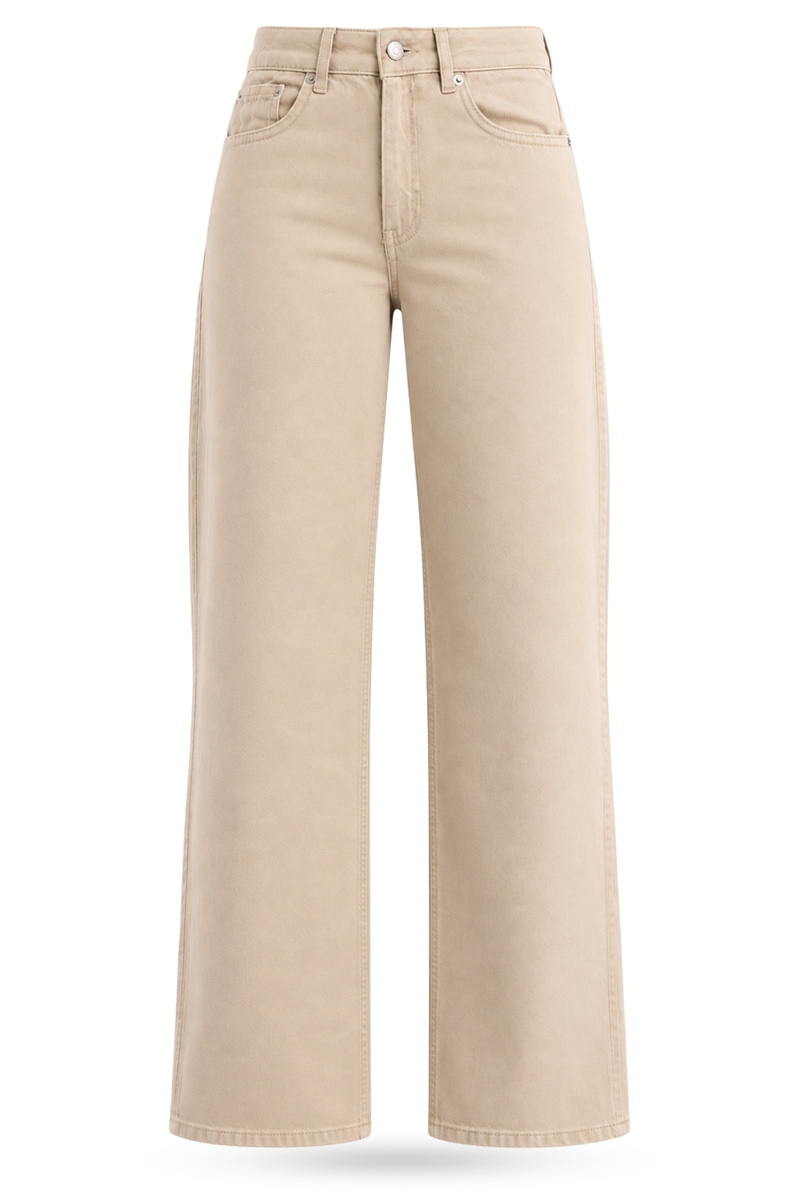 Bej Wide Leg Jean 