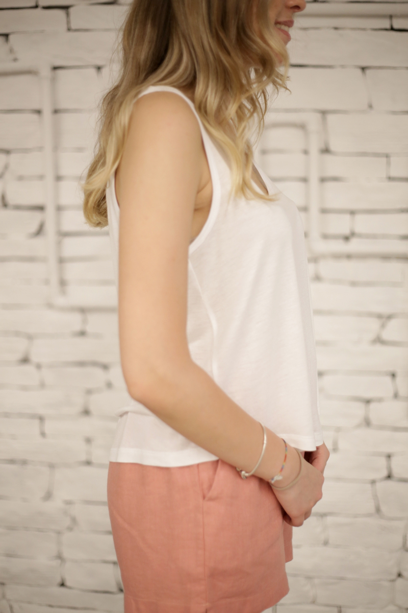 Beyaz Askılı Basic Atlet 