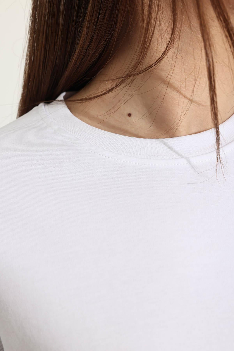Beyaz Basic Tişört 