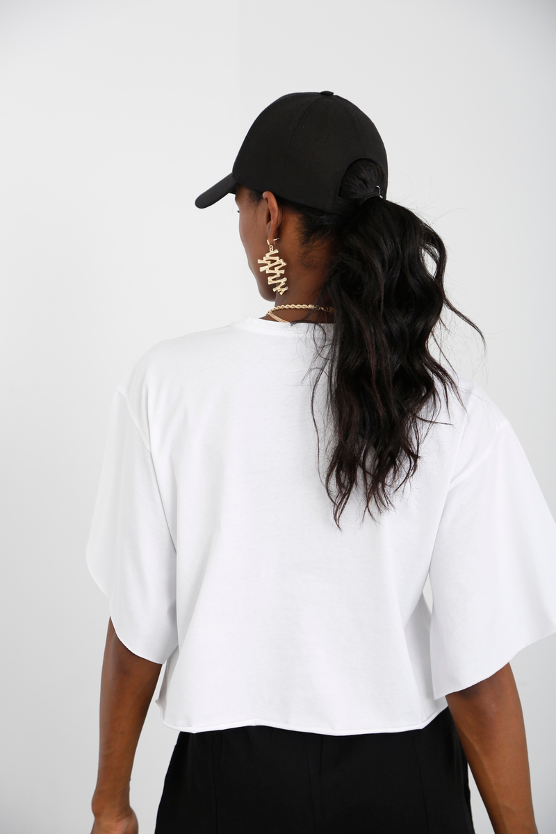 Beyaz Basic Tshirt 0043