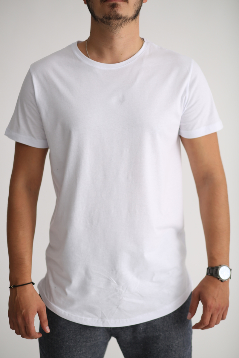 Beyaz Basic Tshirt Y-403